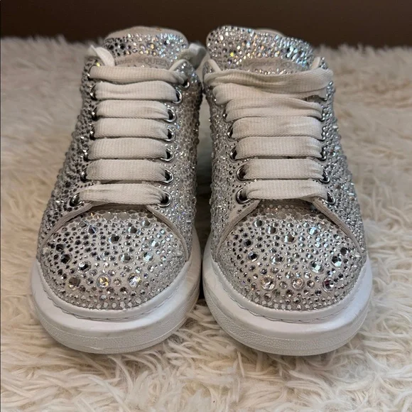 Alexander McQueen Oversized Sneakers Custom Rhinestone Bling – One of a Kind - Picture 4 of 8